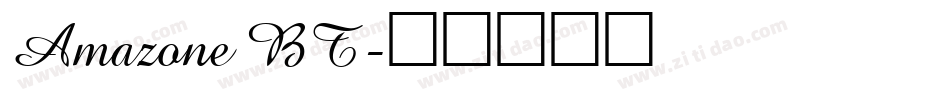 Amazone BT字体转换